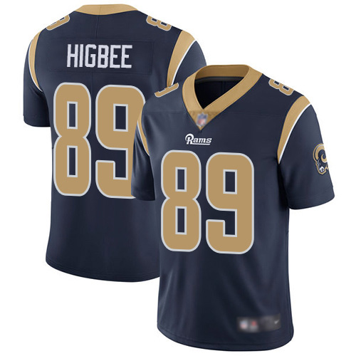 Los Angeles Rams Limited Navy Blue Men Tyler Higbee Home Jersey NFL Football #89 Vapor Untouchable->los angeles rams->NFL Jersey
